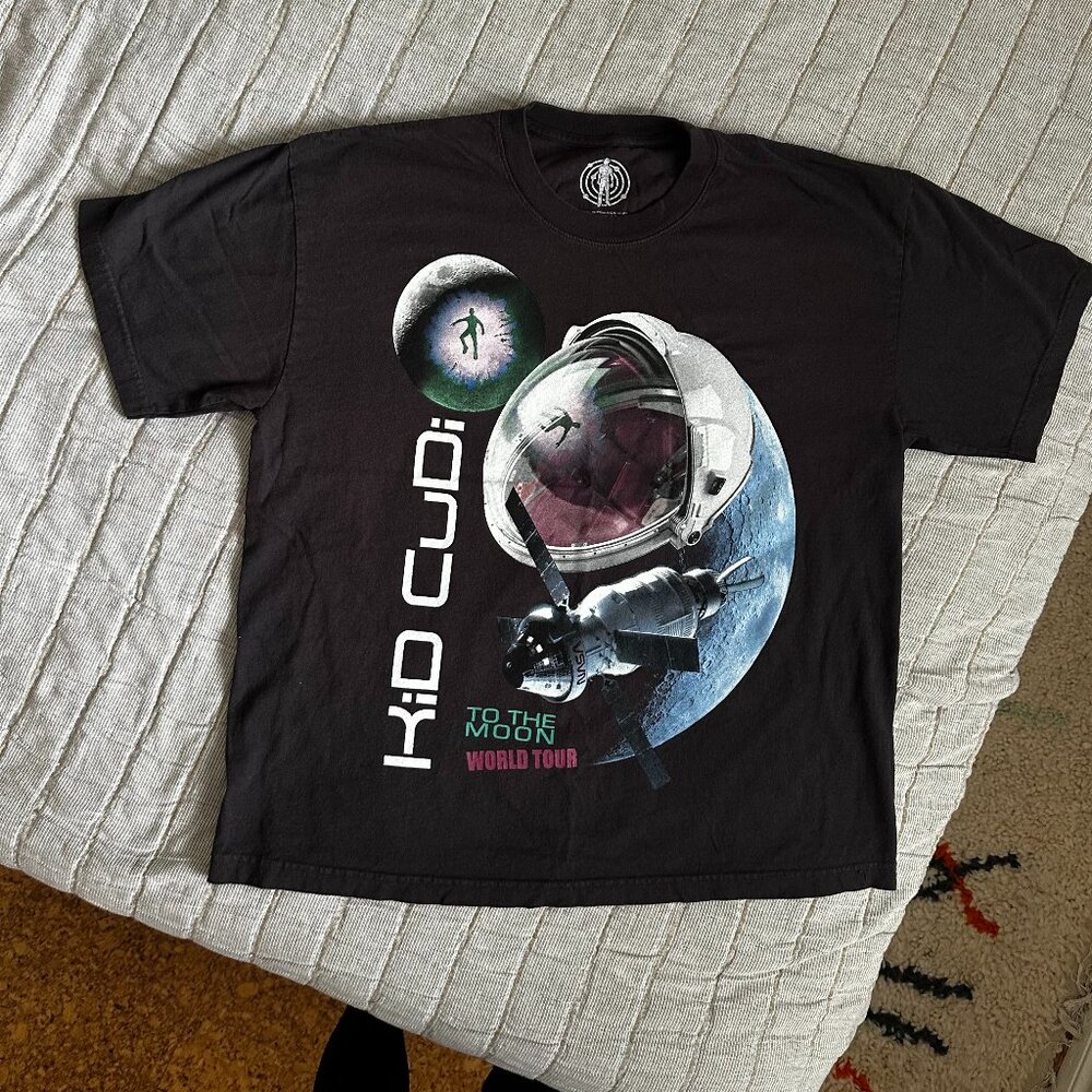 KID CUDI 2022 To The Moon World Tour Authentic Tee